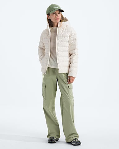 Womens Aconcagua 3 Hoodie TNF White Dune HERO2