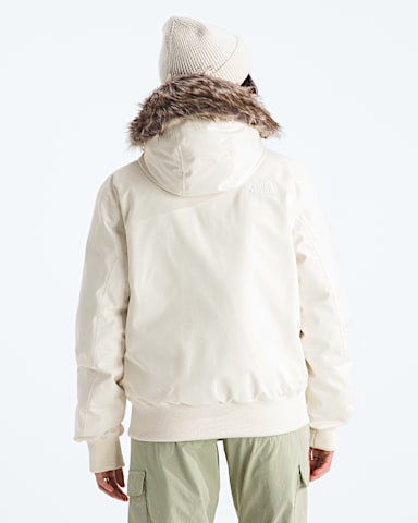 Womens Arctic Bomber TNF White Dune BACK