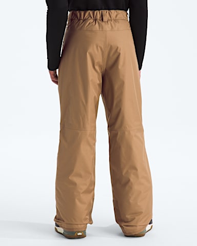 Boys Freedom Insulated Pants TNF Utility Brown BACK