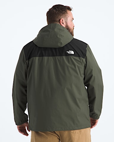 Manteau Big Antora pour hommes TNF Vert Taupe NouveauNoir TNF BACK