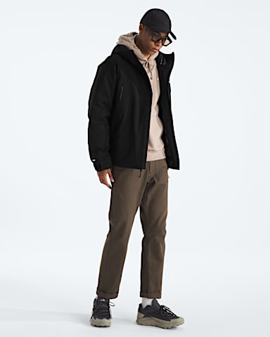 Mens MTN Range Down Hooded Jacket TNF TNF BlackTNF Black HERO2