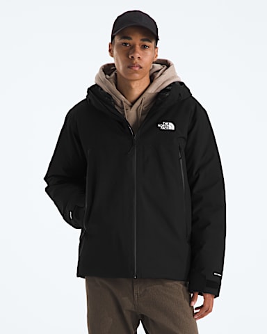 Mens MTN Range Down Hooded Jacket TNF TNF BlackTNF Black Main