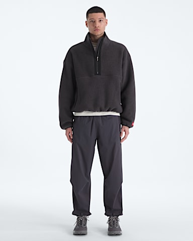 Mens TNF Red Box Zip Fleece TNF Obsidian HERO2