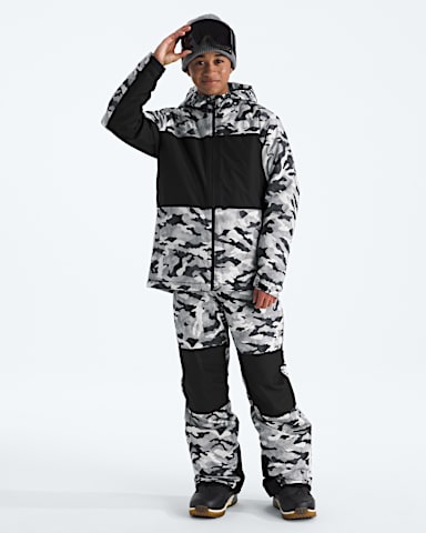 Boys Freedom Insulated JacketPrint TNF Smoked Pearl TNF Camo Small Print HERO2