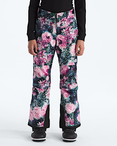 Girls Freedom Insulated PantsPrint TNF Pale Blossom Frozen Floral Print Main