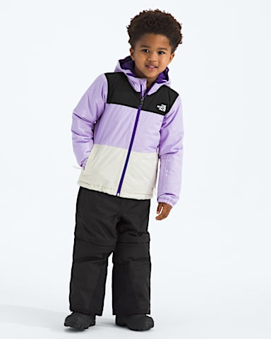Kids Freedom Insulated Jacket TNF Lite LilacWhite Dune HERO3
