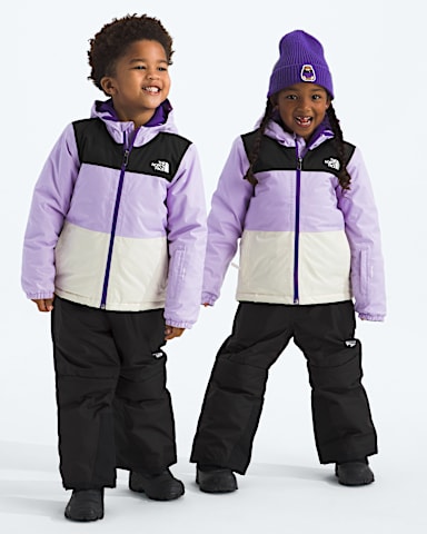 Kids Freedom Insulated Jacket TNF Lite LilacWhite Dune Main