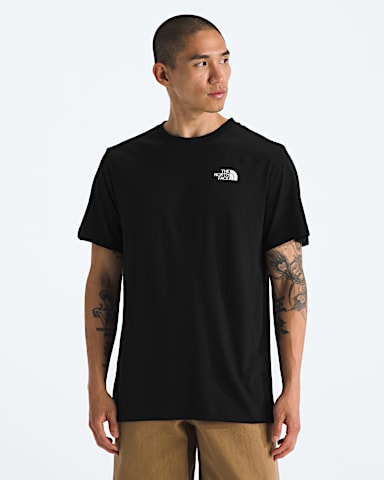 Mens Evolution Half Dome  ShortSleeve TeeGraphic TNF TNF Black BACK