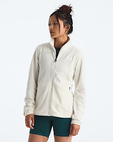 Womens Glacier Fleece Jacket TNF White Dune HERO