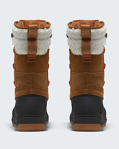 Bottes mihautes Shellista VI impermables pour femmes TNF Bois BrunNoir Tnf BACK