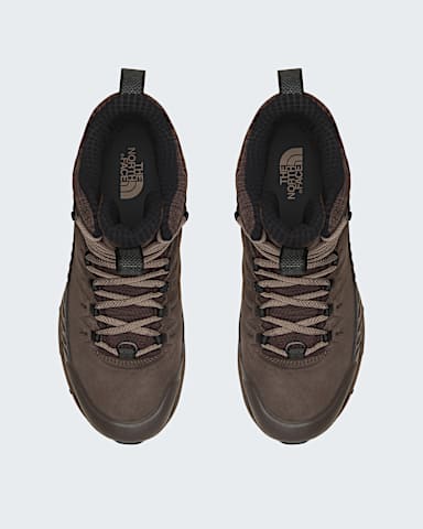 Mens VECTIV Fastpack Insulated Waterproof Boots TNF Demitasse BrownGarnet DETAILINSTEP