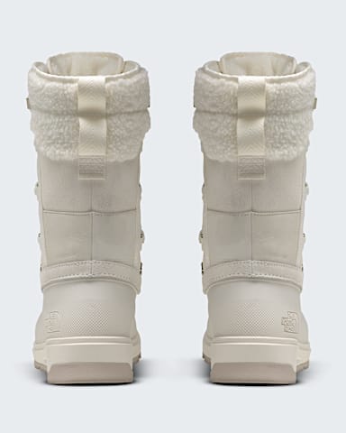 Womens Shellista VI Mid Waterproof Boots TNF White Dune BACK