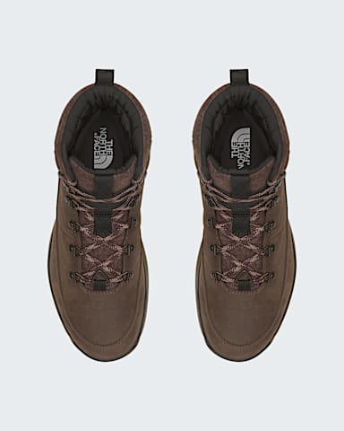 Mens Bergen Leather Waterproof Boots TNF Demitasse BrownTNF Black DETAILINSTEP