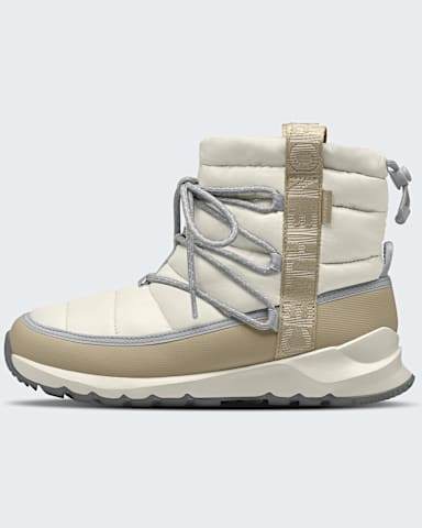Womens THERMOBALL Lace Up Waterproof Boots TNF Natural Crme Pentagonal Patch HERO