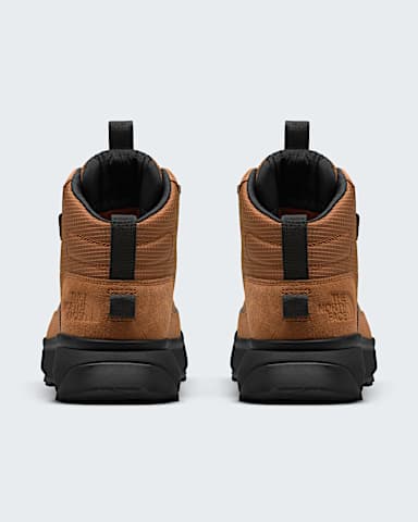 Mens Bergen Mid Waterproof Boots TNF Burnt UmberTNF Black BACK