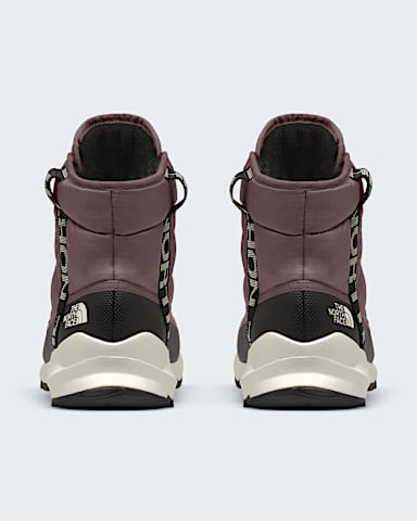 Womens THERMOBALL Lace Up Luxe Waterproof Boots TNF Tawny QuartzBurnt Umber BACK
