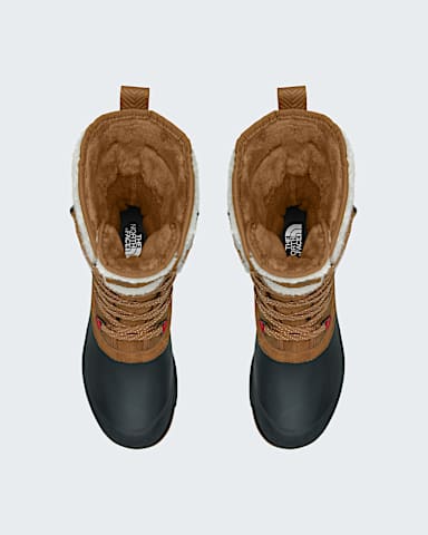 Bottes mihautes Shellista VI impermables pour femmes TNF Bois BrunNoir Tnf DETAILINSTEP