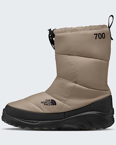 Nuptse Traction Booties TNF Mushroom GreyTNF Black HERO