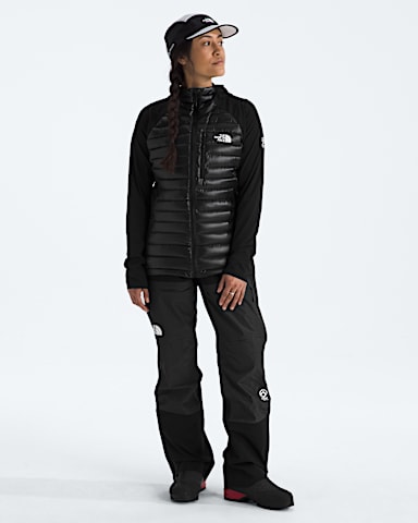 Womens Summit Series Breithorn LT Hybrid Hoodie TNF TNF Black HERO