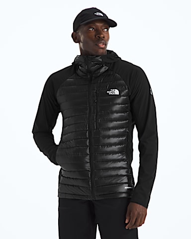 Mens Summit Series Breithorn LT Hybrid Hoodie TNF TNF Black HERO