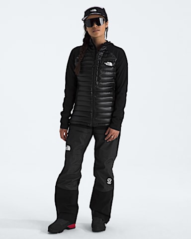 Womens Summit Series Breithorn LT Hybrid Hoodie TNF TNF Black HERO2