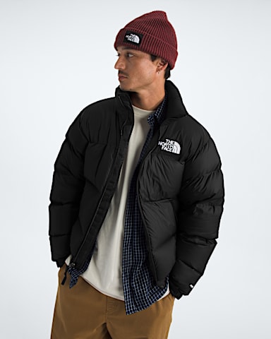 Mens 1996 Retro Nuptse Jacket TNF TNF Black HERO2