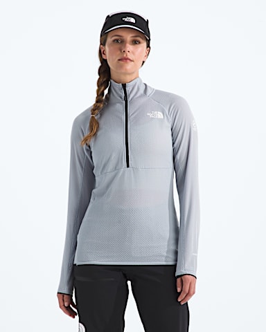Womens Summit Series FUTUREFLEECE LT Zip TNF Blue Flax Main