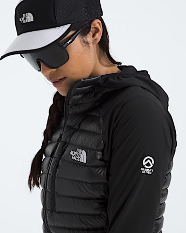 Womens Summit Series Breithorn LT Hybrid Hoodie TNF TNF Black HERO3
