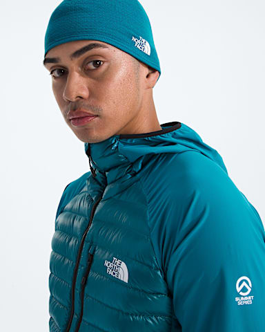 Mens Summit Breithorn LT Hybrid Hoodie TNF Dusk Blue HERO2