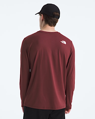 Mens 247 LongSleeve Tee TNF Sumac BACK