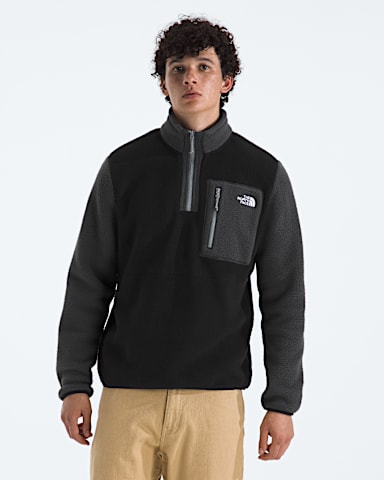 Mens Yumiori Zip TNF TNF BlackAsphalt GreyMonument Grey HERO