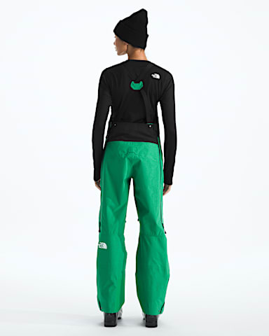 Womens Summit Series Tsirku GORETEX Pro Bibs TNF Nebula GreenTNF Black BACK