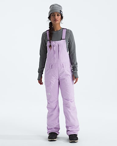 Womens Freedom Insulated Bibs TNF Lite Lilac Main