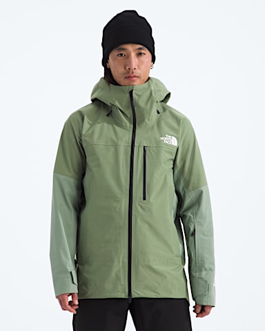 Mens Summit Series Eastwall GORETEX Jacket TNF Bark MistSlate Moss Main
