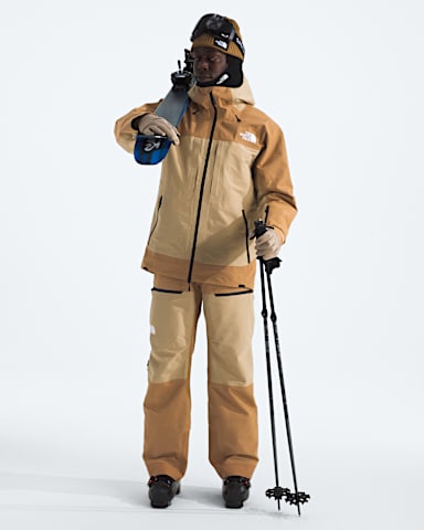 Mens Ceptor Bibs TNF Utility BrownKhaki Stone HERO2