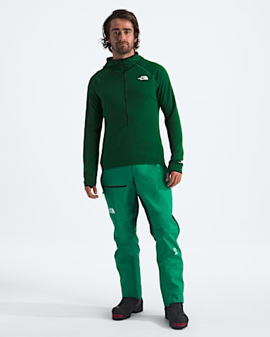 Mens Summit Series DOTKNIT AMK Hoodie TNF Apex Green HERO2