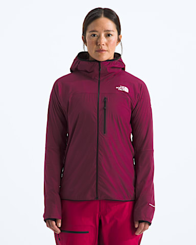 Womens Summit FUTUREFLEECE AMK Hoodie TNF Rhododendron Main