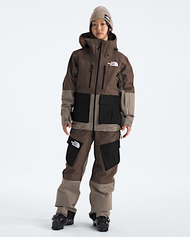 Womens Dragline Jacket TNF TNF BlackSmokey Brown Main