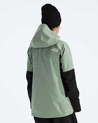 Womens Summit Eastwall GTX Jacket TNF Slate MossTNF Black BACK