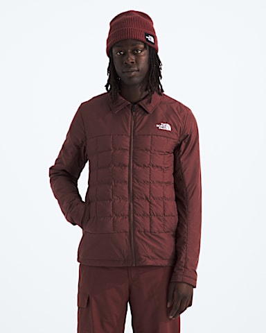 Mens THERMOBALL Snow Triclimate Jacket TNF Sumac MODELALT4