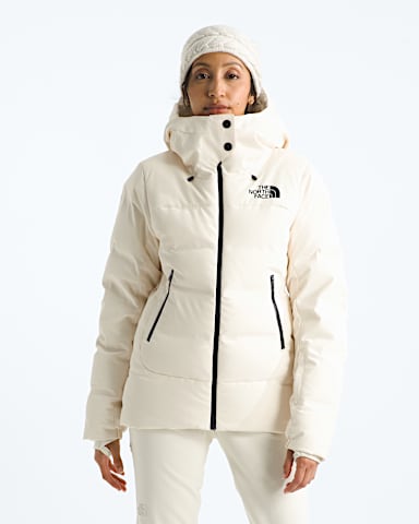 Womens Cirque Down Jacket TNF White DuneRecycled Down Main