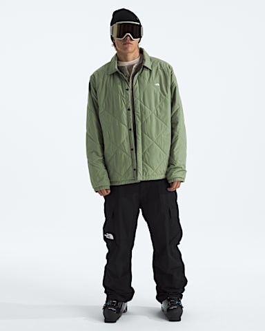 Mens Afterburner Insulated Flannel TNF Bark MistTNF Black Shadow Plaid HERO2