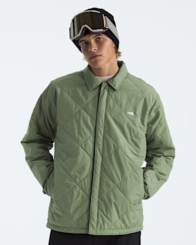 Mens Afterburner Insulated Flannel TNF Bark MistTNF Black Shadow Plaid Main