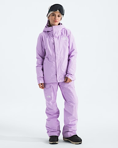 Womens Freedom Bibs TNF Lite Lilac HERO2