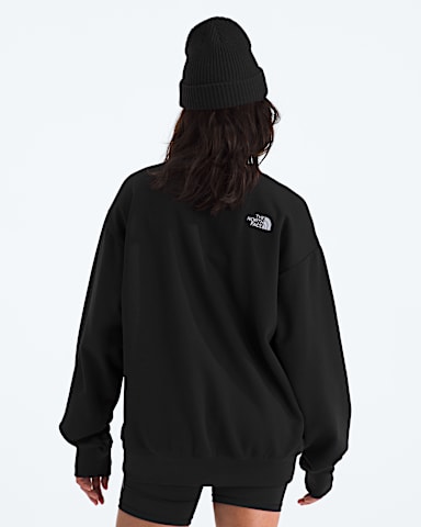 Womens Essential Sweatshirt TNF TNF Black BACK