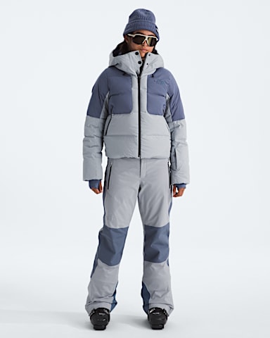 Womens Cold Spell Cropped Down Jacket TNF Blue FlaxTwilight Galaxy HERO2