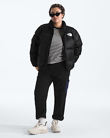 Womens Plus 1996 Retro Nuptse Jacket TNF TNF BlackRecycled Down HERO2