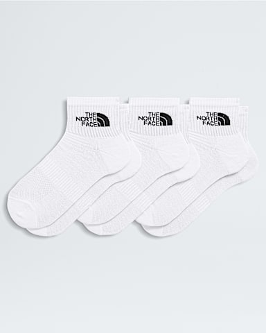 Multisport Cush Quarter Sock3P TNF TNF White HERO