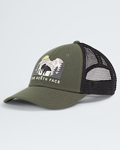 Embroidered Mudder Trucker TNF New Taupe GreenBear Graphic HERO