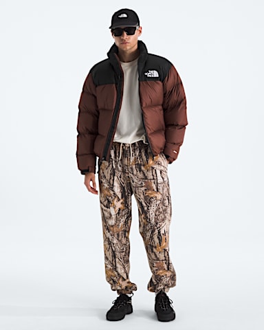 Mens 1996 Retro Nuptse Jacket TNF Ember SoilTNF Black HERO2